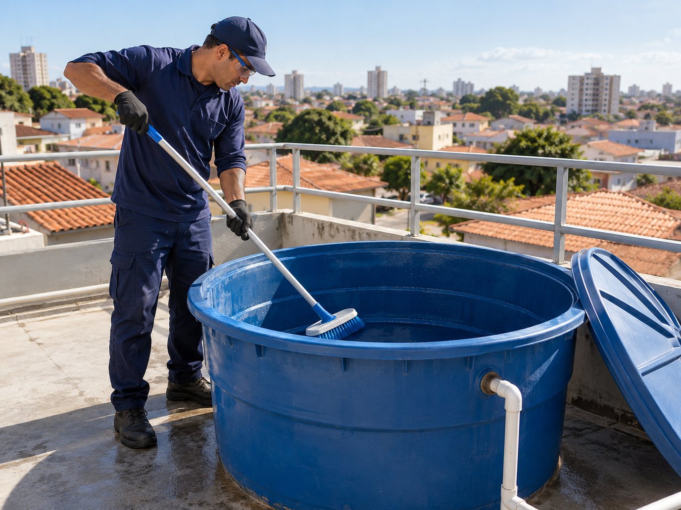 Limpeza de Caixa d'Água em São José do Rio Preto‑SP
