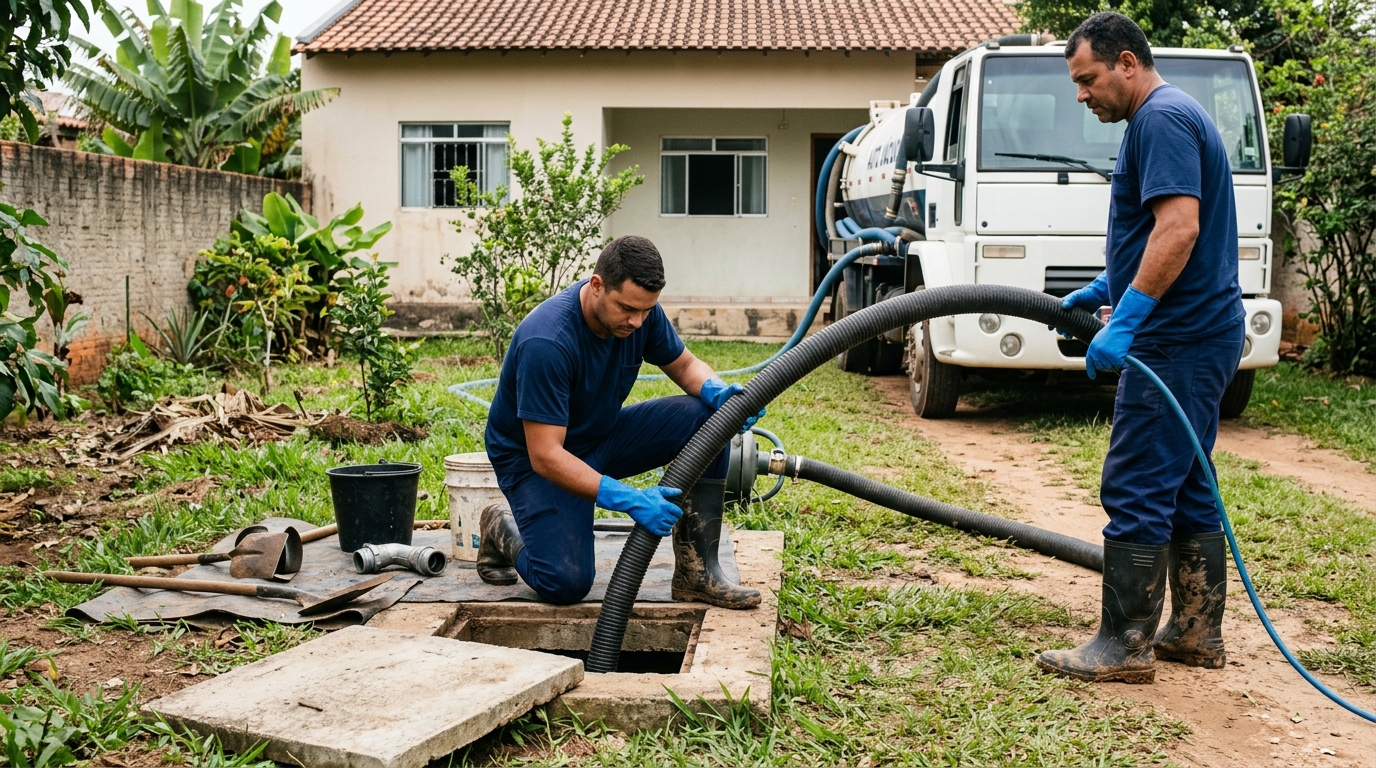 Sucção de Fossa em São José do Rio Preto‑SP